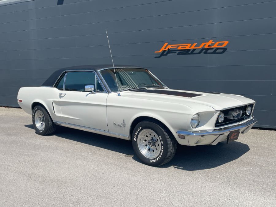 FORD MUSTANG 68 TOIT VINYL - COUPE V8 302 ci TOIT VINYL CODE